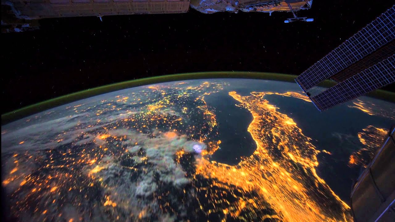 All Alone In The Night Time Lapse Footage Of The Earth As Seen From The Iss