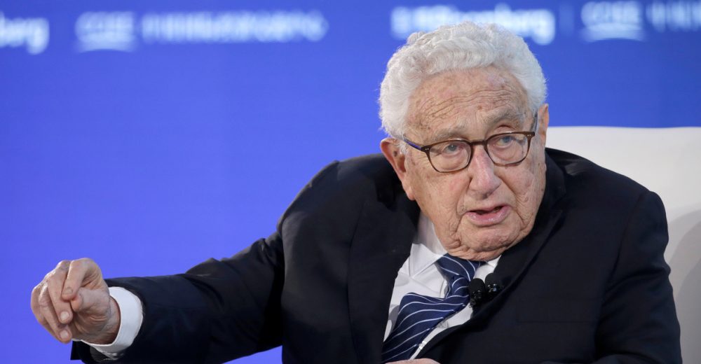 Henry Kissinger Says The Solution To Coronavirus Is The New World Order