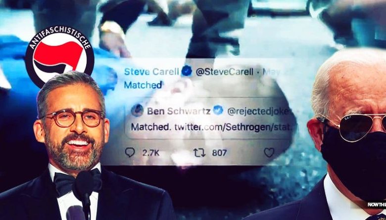 Millionaire Elites Like Steve Carell And Joe Biden Are Bailing Out Ultra Violent Antifa And Blm From Jail