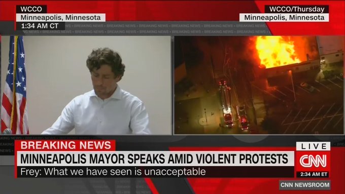 Minneapolis Mayor Frey Asks For Government Handout After He Allowed His City To Be Looted And Burned By Leftist Mob For Days