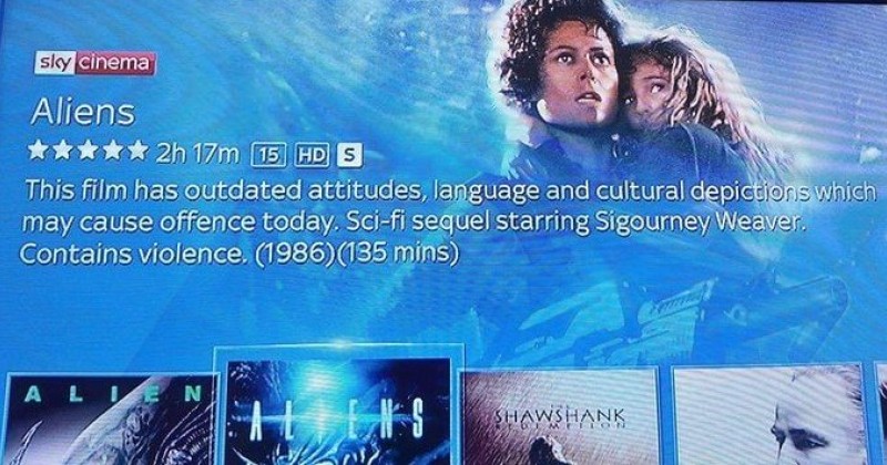 Sky Tags Numerous Movies With Political Correctness Trigger Warning