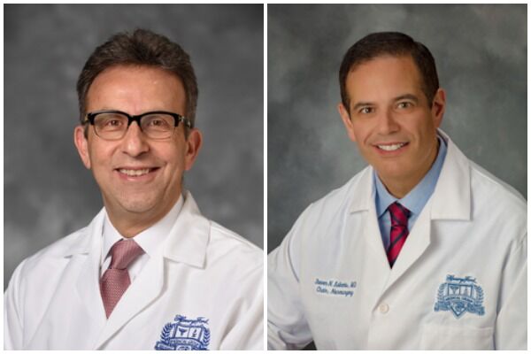 Doctors Adnan Munkarah And Steven Kalkanis. Photo Courtesy Of Henry Ford Health System.