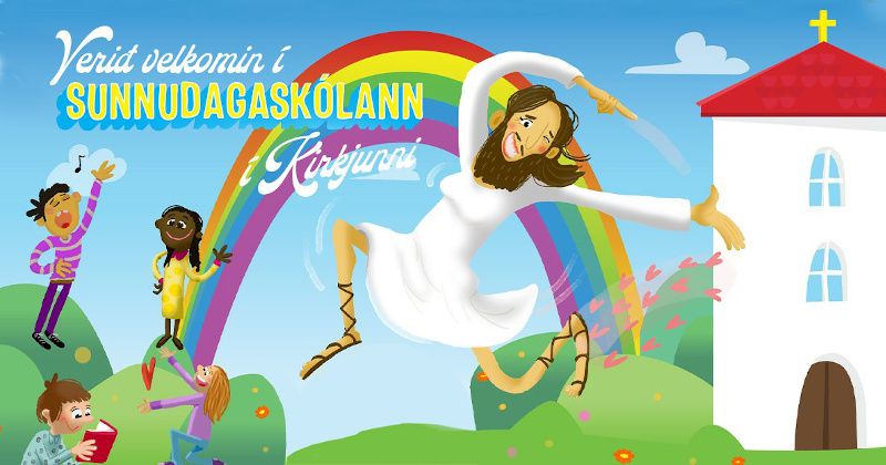 'transgender Jesus' Dances In Front Of Lgbtq+ Rainbow In Icelandic Church Ad