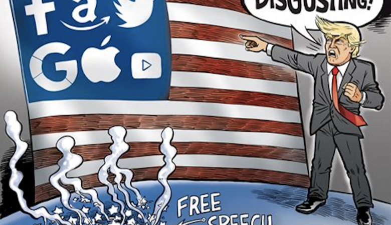 Donald Trump Free Speech, Big Tech Censorship