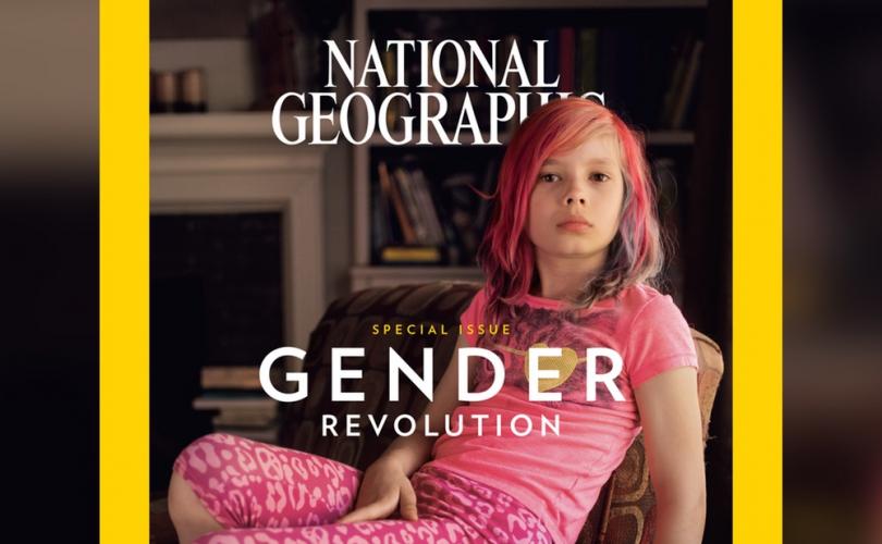 The January 2017 Cover Of National Geographic Depicting A Biological Boy Who Says He Is A 'girl.'