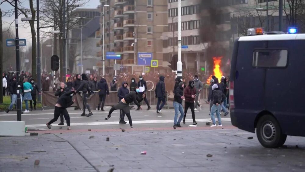 Anti Lockdown Riots Netherlands