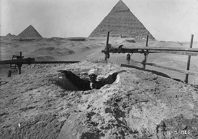 rare images show how to access the hidden chambers beneath the sphinx