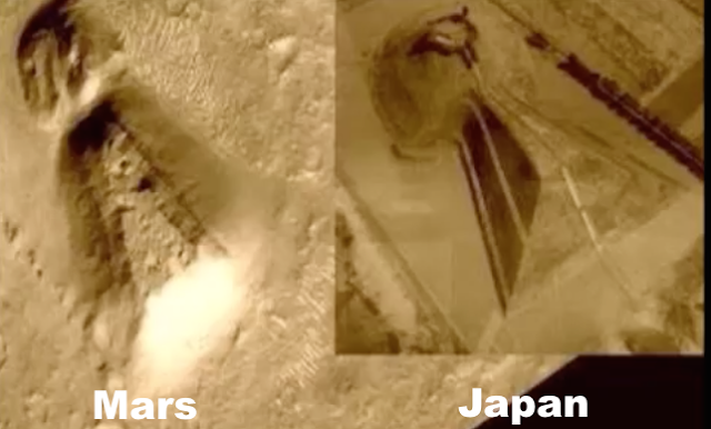 massive temple spotted on mars ‘identical’ to an ancient japanese tomb