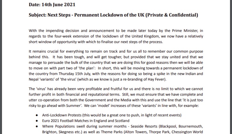 uk permanent lockdown plans leaked in 4 page secret plot 01