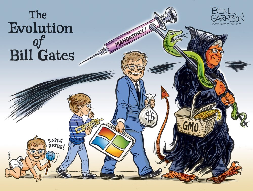 eugenicist bill gates is signalling the arrival of a next plandemic 'angel of death' smallpox