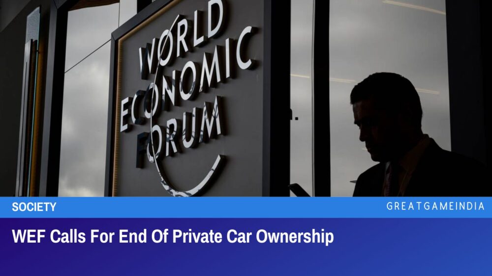 wef calls for end of private car ownership