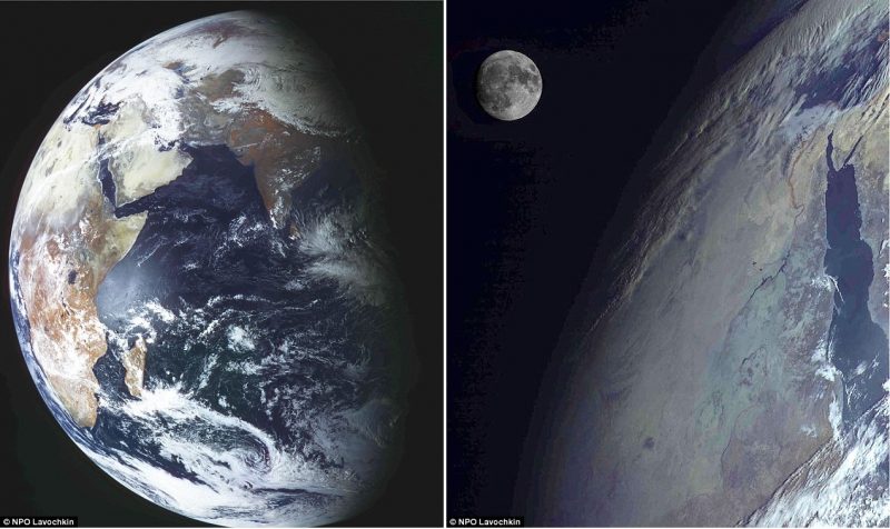 Image Of Earth Taken By Elektro L