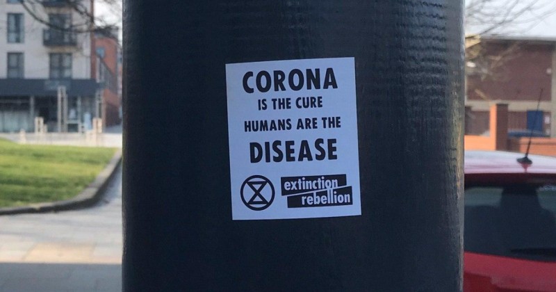 Environmentalist Group “corona Is The Cure – Humans Are The Disease”