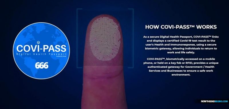 Covi Pass Digital Passport Certified By Un & Uses Your Biometric Markers To ‘facilitate Safe Return’ To Global Society
