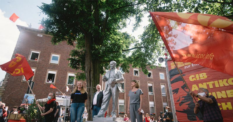 Lenin Statue Erected In Germany As Founding Fathers Statues Toppled In West 2