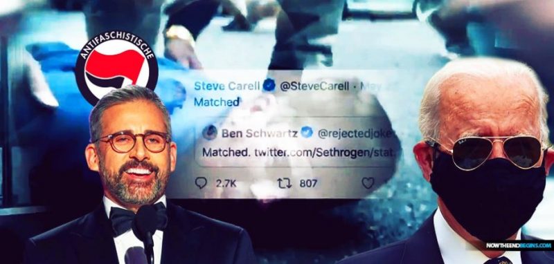 Millionaire Elites Like Steve Carell And Joe Biden Are Bailing Out Ultra Violent Antifa And Blm From Jail