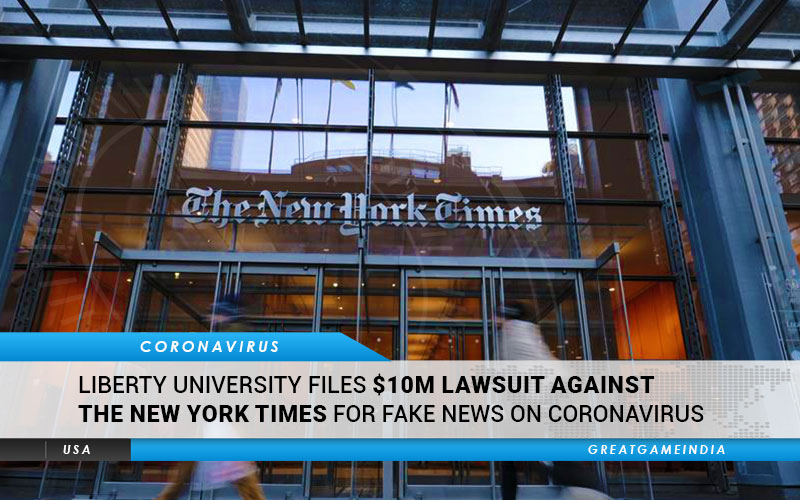 $10m Lawsuit Against New York Times For Peddling Fake News On Coronavirus