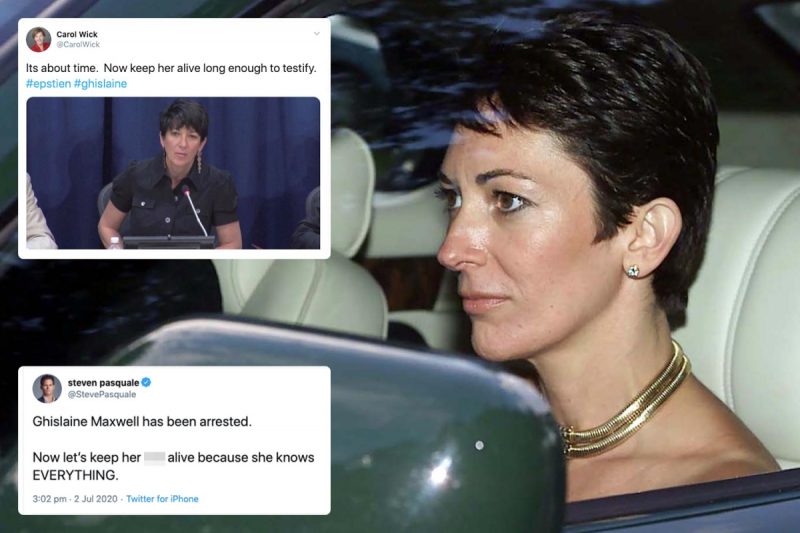 Victim’s Attorney Ghislaine Maxwell Could Reveal ‘bigger Names’ Involved In Epstein Pedo Network As Part Of Plea Deal
