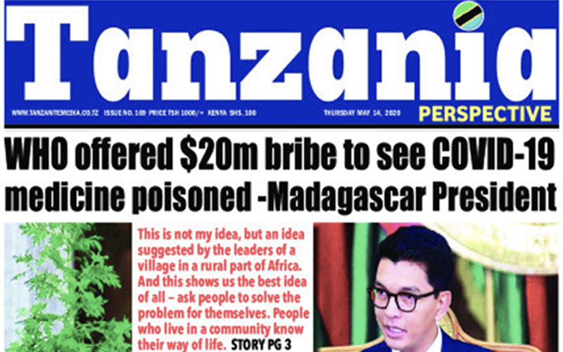 Madagascar President Claims Who Offered $20m Bribe To Poison Covid 19 Cure