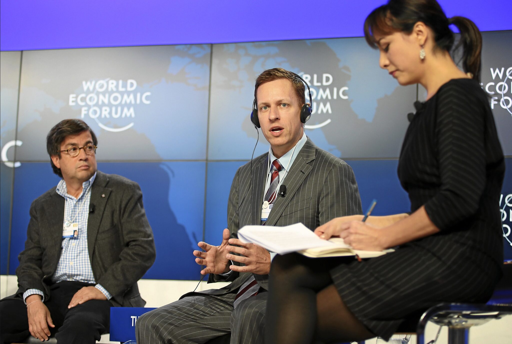 peter thiel speaks at the world economic forum in 2013