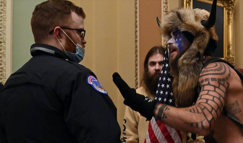 boom! video shows u.s. capitol police gave protesters permission to enter