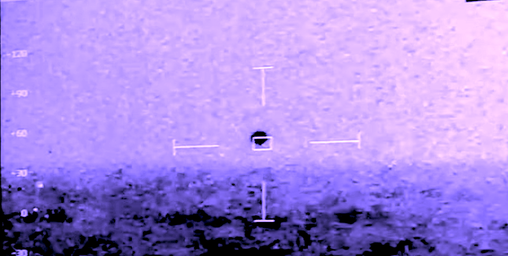 us navy new footage of ufo disappearing into the ocean