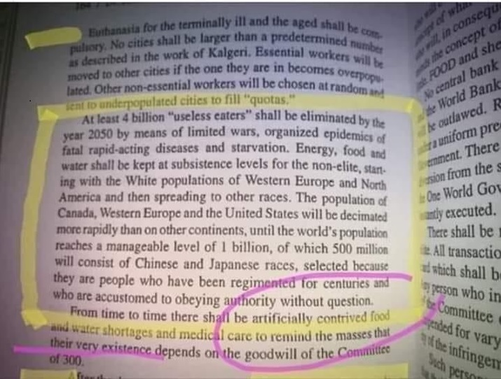 the rothschild depopulation agenda has been acknowledged by h.g. wells