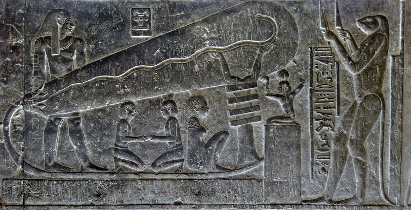 the depiction of the dendera light bulb