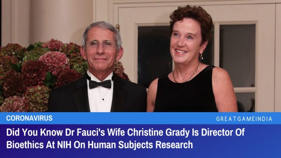 dr fauci’s wife is director of bioethics at nih on human subjects research