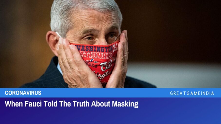 when fauci told the truth about masking
