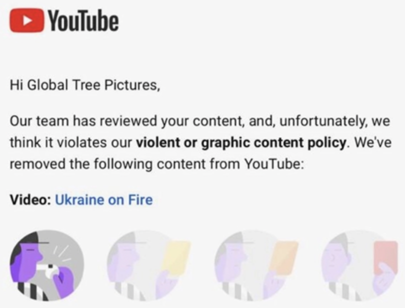 youtube censorship and propaganda
